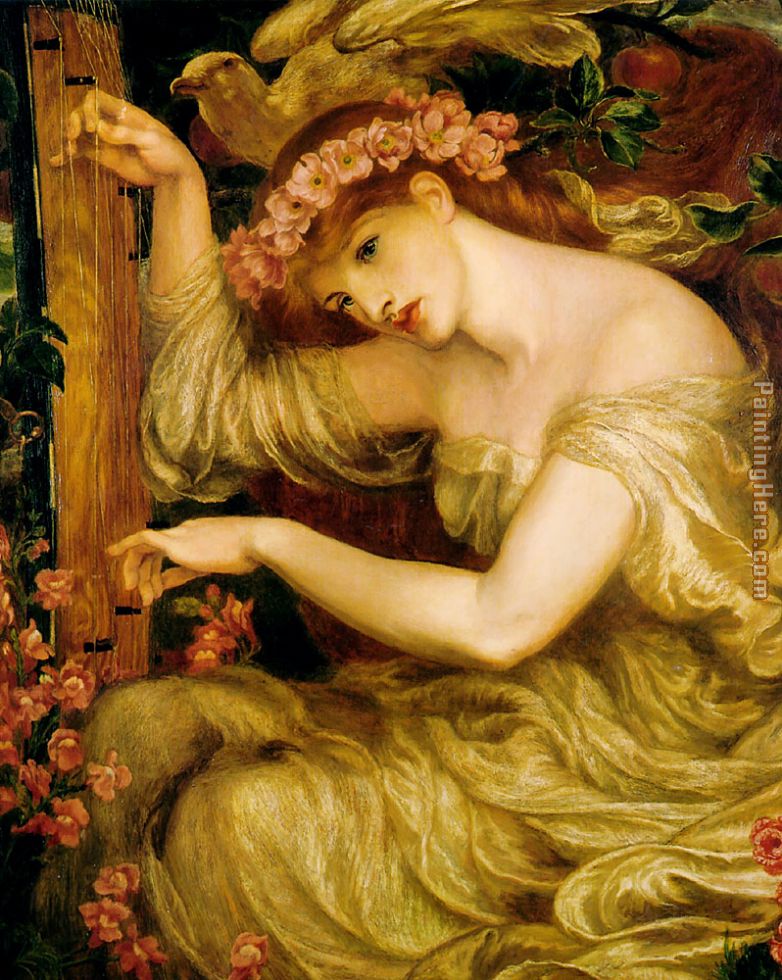 A Sea Spell painting - Dante Gabriel Rossetti A Sea Spell art painting